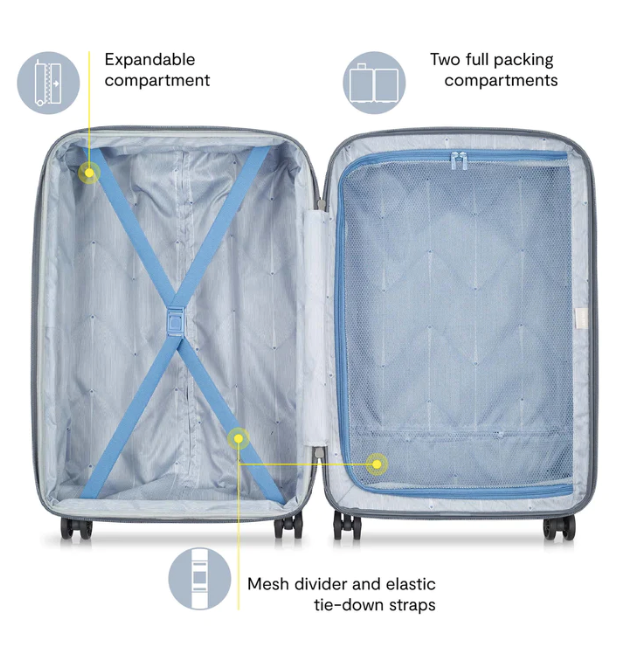 Delsey Paris Luggage Comete 3.0 Hardside Spinner Luggage