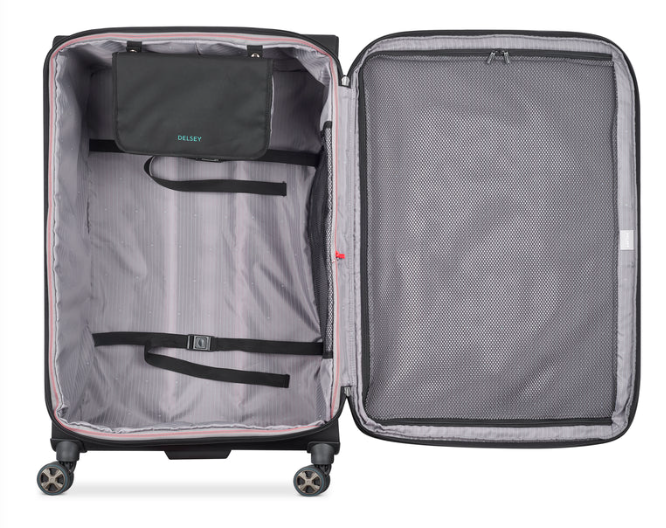 Delsey Paris Luggage Helium DLX Soft Side Spinner Luggage