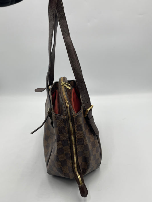 Louis Vuitton The Belem MM Damier Ebene Top Handle Bag on SALE